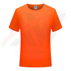 T-shirts pour hommes en coton uni de couleur unie, style streetwear, manches courtes, été, streetwear décontracté, col rond, poids 220g - Product Image 5