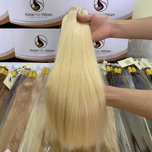 Extension de cheveux naturels, 100% vierges, cuticules alignées blondes, vente en gros - Product Image 3