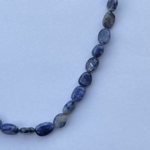 6mm 8mm 10mm Natural Blue Sodalite Stone Smooth Oval Gemstone <b>Beaded</b> Necklace <b>Bracelet</b> for Jewelry Making Online Regular Alibaba - Product Image 3