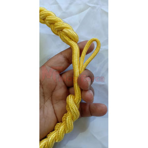 Cordón de vestido profesional en Color dorado con tela de alambre de lingotes Cordón de vestido duradero con tamaño personalizado - Product Image 3