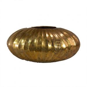 Gold Plated Shiny Metal Tin Design Oval Shape Home & Hotel Decorative Modern <b>Flower</b> <b>Vase</b> Home and Hotel Decorative <b>for</b> Hot <b>Sale</b> - Product Image 6