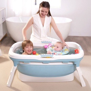 Bañera de bebé profunda de nuevo diseño Bañera plegable de preservación de calor durante mucho tiempo - Product Image 5