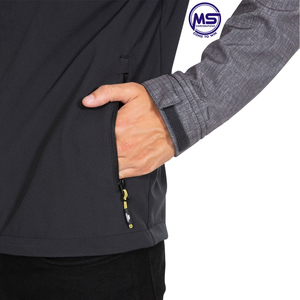 Venta caliente Chaquetas de concha suave para hombres de calidad superior Último diseño con bolsillos con cremallera de cuello alto y características con capucha - Product Image 6
