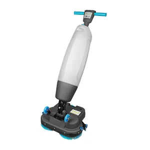 H1 lithium battery powered mini upright floor scrubber dryer with brushless motors