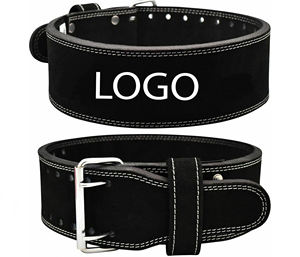 Gym Leather Weight Lifting <b>Powerlifting</b> <b>Belt</b> Premium Leather Weight Lifting Training Lever <b>Belt</b> - Product Image 3