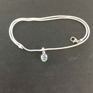 925 bijoux en argent pendentif topaze bleue pierres précieuses légères pendentifs en argent Sterling personnalisé argent bleu topaze pierres précieuses pendentifs - Product Image 5