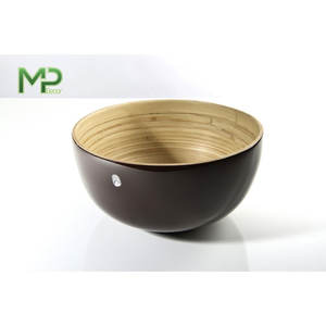 Wholesale Eco-Friendly Customized Technique Vintage Style Salad <b>Bamboo</b> <b>Bowl</b> MP Decor Vietnam's Natural Living Collection for - Product Image 1