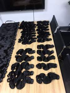 Mechones ondulados de agua, doble máquina, extensión de cabello humano Remy virgen, alta calidad, precio al por mayor - Product Image 6