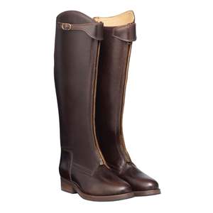 2025 Design Unique Vintage en cuir véritable classique Durable Polo bottes d'équitation respirant léger équestre fers à cheval unisexe - Product Image 1