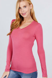Camisetas de manga larga con cuello en V para mujer, material de alta calidad y métodos de impresión personalizados, novedad - Product Image 5
