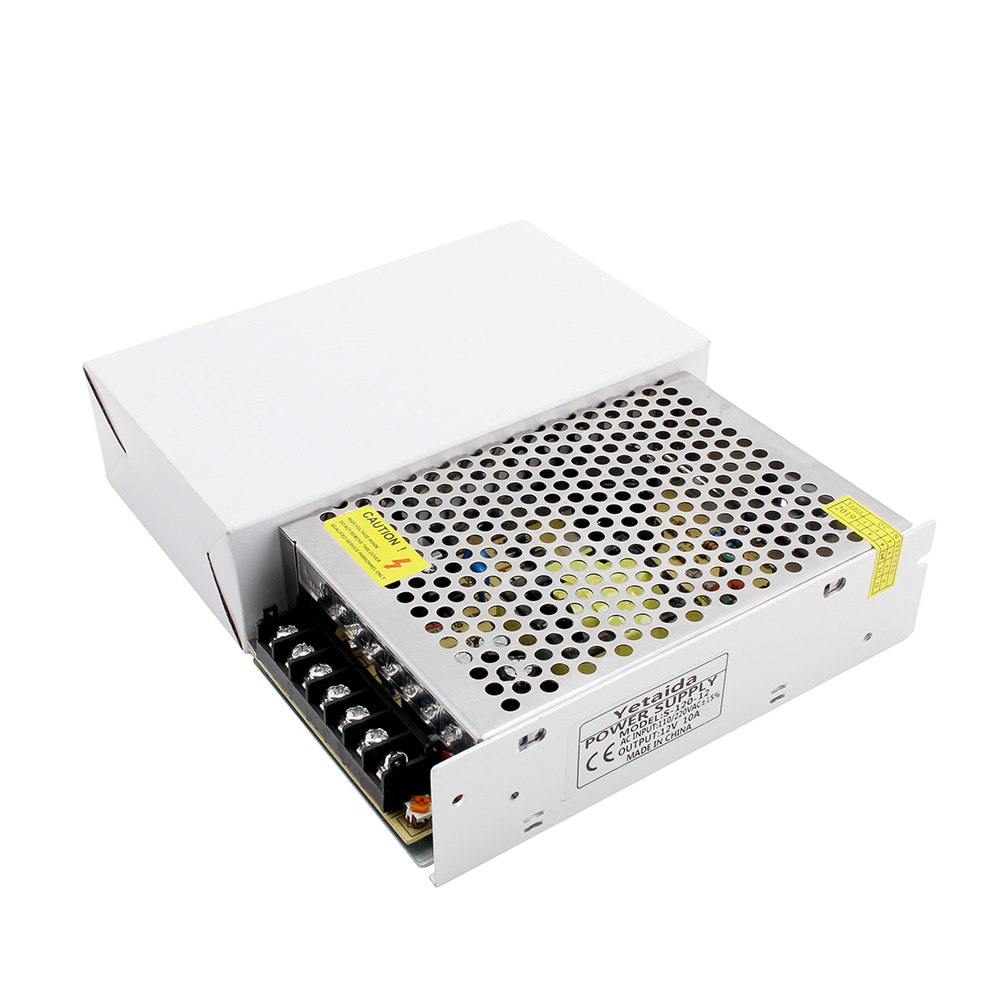 Ультратонкий светодиодный блок питания 24 В постоянного тока 5 А, 230 В переменного тока на 110 В постоянного тока блок питания компьютера, 12 В импульсный источник питания 12 в 1 А