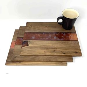 Tabla de queso de resina roja Bloques de cortar de madera de resina para frutas y verduras Chopper Catering Use - Product Image 1