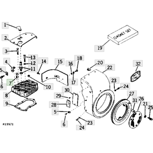 Pièce de vis à capuchon de haute qualité pour tracteur JD composant de remplacement de fixation en acier durable pour la réparation de machines - Product Image 3