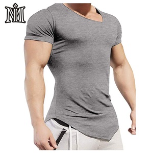 T-shirts pour hommes en coton 100% tricoté, écologiques, pour les fabricants de vêtements personnalisés - T-shirts vierges - Product Image 1
