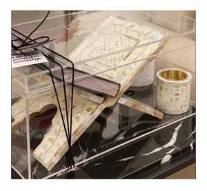 Support de Coran en bois avec incrustation de nacre, brûleur à encens Mubkhar Bakhoor, parfum de rose, Dubaï, musulman, plateau personnalisable, cadeau de Ramadan arabe - Product Image 2