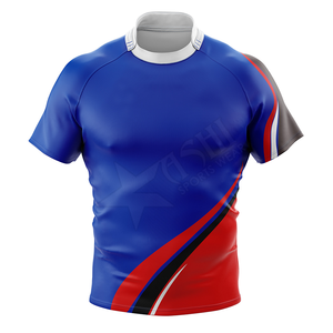 Maillot de rugby professionnel pour hommes Nouvelle arrivée 100% Polyester Football Wear Maillot de rugby respirant et confortable - Product Image 4