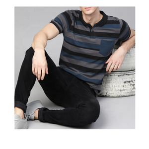 Hot Sale Men's Summer <b>T</b>-<b>Shirts</b> Casual Outdoor Style with Short Sleeves and Front <b>Pocket</b> Wholesale Good Price - Product Image 4