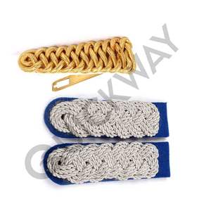 อินทรธนูแผ่นกระดานไหล่สีทองสั่งทำจากวัสดุคุณภาพสูง - Product Image 3