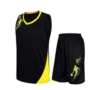 最新设计高品质可翻转篮球服完全定制篮球服