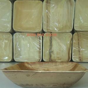 จานใบปาล์มแบบใช้แล้วทิ้งจานแกะสลักลายพืชเป็นมิตรกับสิ่งแวดล้อม - Product Image 1