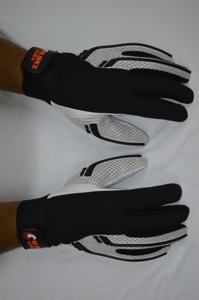 Gants de frappeur de baseball professionnels en cuir de vachette pour adultes, design personnalisé 2025 - Souples, robustes, pour droitiers et gauchers, personnalisables - Product Image 3