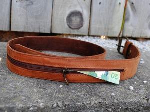 Grain Leather <b>Belt</b>, <b>Brown</b> <b>Men</b>, Distressed Gift, Personalized HHD-0168 - Product Image 2