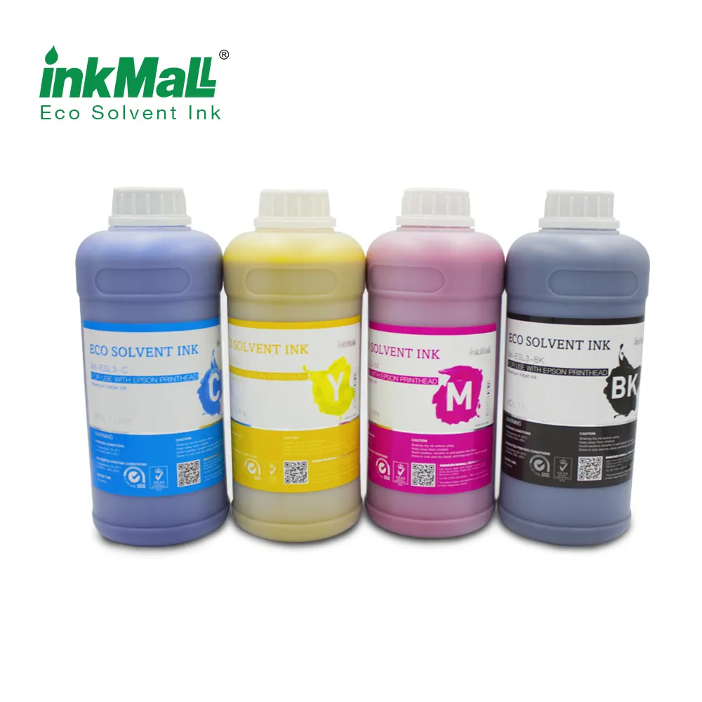 InkMall-tinta solvente ecológica Fluency Jetting para impresora solvente Xeda Eco con cabezal piezoeléctrico Dx5 Dx7 Xp600