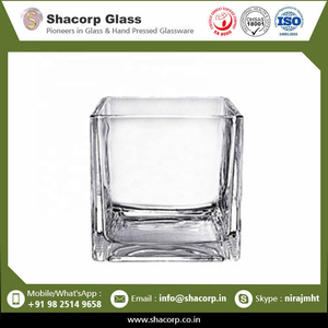 New Arrival <b>Square</b> Glass Votive Available At Wholesale Price - Product Image 2
