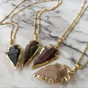 PLAQUÉE D'OR PENDENTIF FLÈCHE - Product Image 1