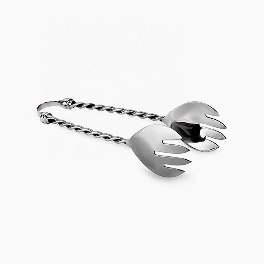 Pinza a molla per pane inox. Ideale per afferrare e servire pane