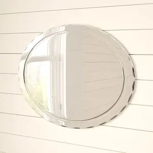 Kaca dibingkai desain kontemporer cermin gantung dinding dirancang produsen pabrik India