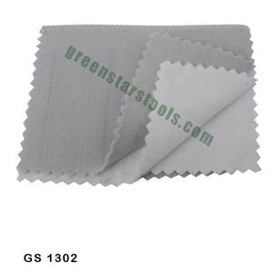 Tissu de polissage gris/blanc traité GS 1302 coton pour bijoutiers pour outils de bijoux et outils de bijoux - Product Image 1