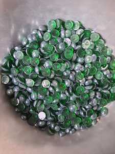 Wholesale Exclusive Handmade Handblown Green Glass <b>Beads</b> Sliced Shaped <b>Crystal</b> Lampwork Latest Design Exquisite Handmade <b>Beads</b> - Product Image 2