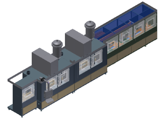 Automatic Wet Blasting Machine for high value industrial component surface treatment