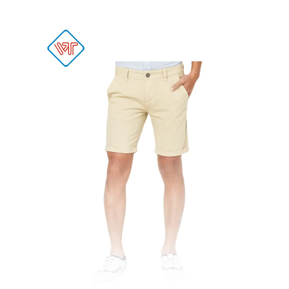 OEM/ODM manufacturer men's fashion middle waist khaki shorts pants for men made in Vietnam