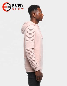 Venta al por mayor de fábrica blanco personalizado crop Print logo Moda Ropa Hombre Sudaderas con capucha en blanco (Fabricante por Ever Glow) - Product Image 3