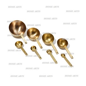 Chất lượng sang trọng Brass đo ly và muỗng handmade kích cỡ khác nhau đo ly cho dụng cụ nhà bếp sử dụng - Product Image 1