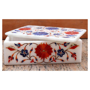 Boîtes en marbre avec incrustations simples - Product Image 1