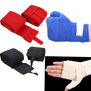 Bandages de boxe personnalisés avec logo, fabrication OEM - Nylon et coton écologiques, durables et protecteurs - Product Image 5