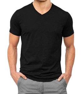Camiseta Moderna Informal de Manga Corta con Cuello en V para Hombre, Transpirable, Ajustada, Ligera, Elegante, para Uso Diario, Camiseta de Verano con Cuello en V - Product Image 4