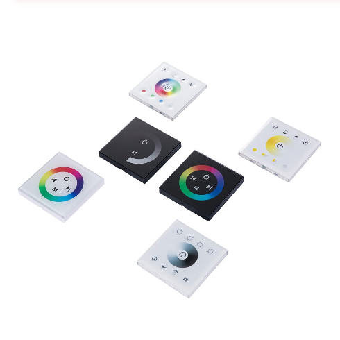 TM06 TM07 TM08 DC12V-24V настенный Одноцветный/CT/RGB светодиодный сенсорный панель контроллер стеклянный диммер переключатель для светодиодной ленты