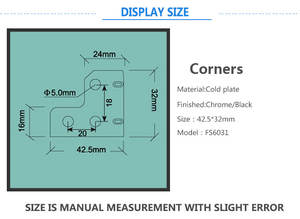 טיסה מקרה חומרת אביזרי מתכת הולם פינת Brace - Product Image 5