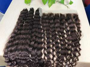 La mejor calidad de cabello ondulado cabello humano camboyano se vende a Nigeria, Sudáfrica, Togo... extensiones de cabello ondulado - Product Image 4