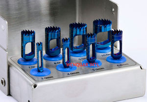 Kit de 8 Piezas de Brocas Dentales de Acero de Alta Calidad, Instrumentos Quirúrgicos Manuales para Implantes, Certificación CE, Reutilizables, con Porta Brocas Gratuito - Product Image 2