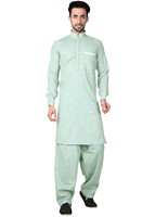 Kurta tasarım Shalwar Kameez beyler stil moda şık erkek tasarımcı salwar Kameez göğüs cebi ile