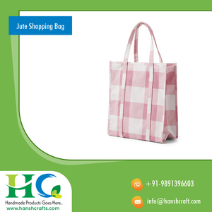 2022 sac de Jute en toile de qualité supérieure le plus vendu pense positif et pense vert sac à provisions promotionnel avec poignée en corde - Product Image 4