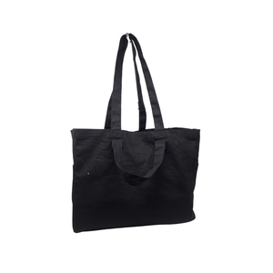Best Designer 10 Oz Eco-Friendly Black Cotton <b>Canvas</b> <b>Tote</b> Shopping Bag Geometric Pattern Silk Screen Printed Fairtrade Certified - Product Image 3