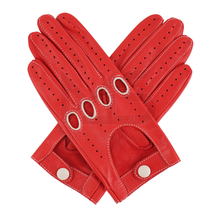 Guantes DE SEGURIDAD DE CUERO genuino para hombre, transpirables, duraderos, suaves, protección para brazos y manos para conducir, personalizables - Product Image 1