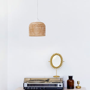 Pantalla de Lámpara de Bambú Natural, Bambú Hilado Mixto, Color Personalizado, Estilo Antiguo, Ecológico, Hecho a Mano en Vietnam, para Hogar y Hotel - Product Image 5