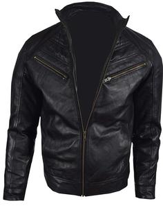 Chaqueta de cuero auténtico para hombre, nuevo diseño de moda, en paquistaní - Product Image 3